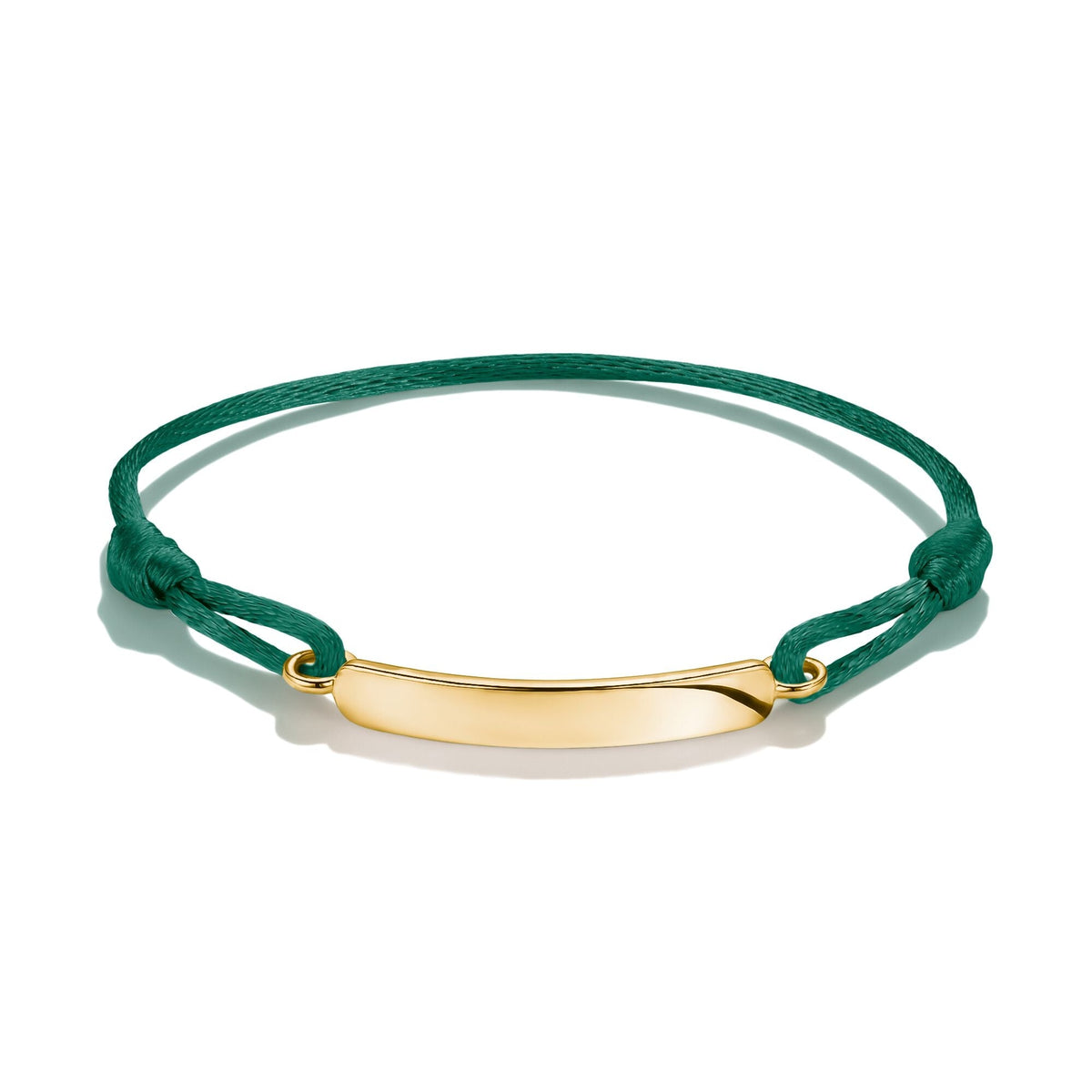 Textile bracelet green