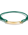 Textile bracelet green
