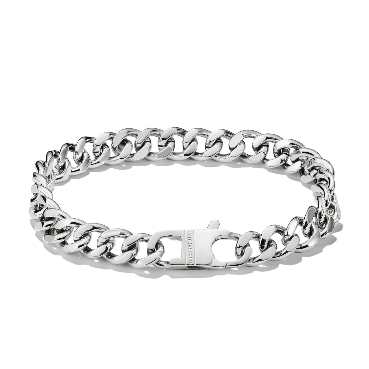 Stainless Steel Curb Chain Bracelet 9mm