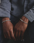 Stainless Steel Tiger's Eye Bead Bracelet