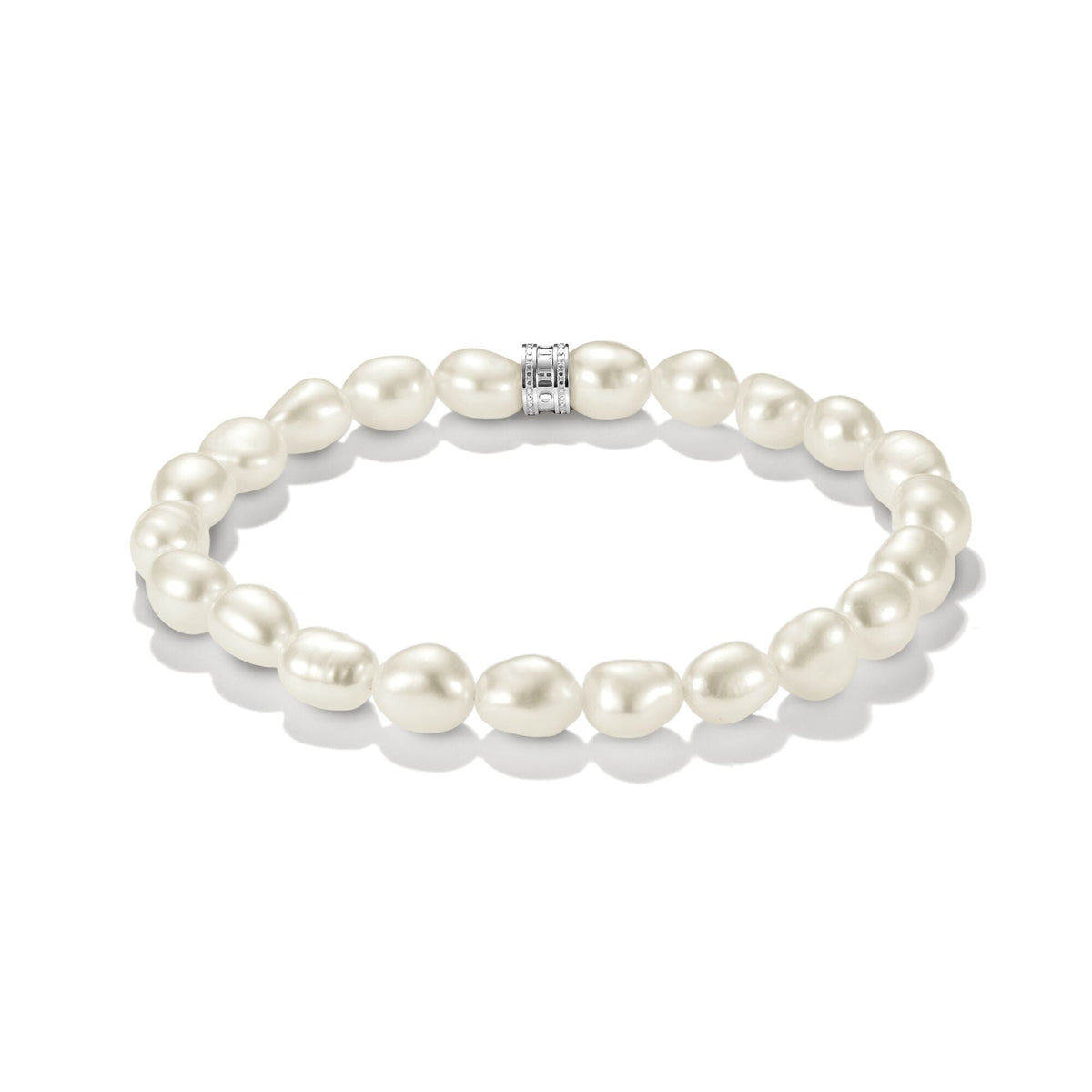 Stainless Steel Freshwater Pearl Bracelet