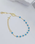 ROSARY BRACELET - STERLING SILVER
