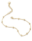 Gold-Tone Stainless Steel Anklet