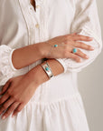 THOMAS SABO Elyndra Bangle with Turquoise Stone