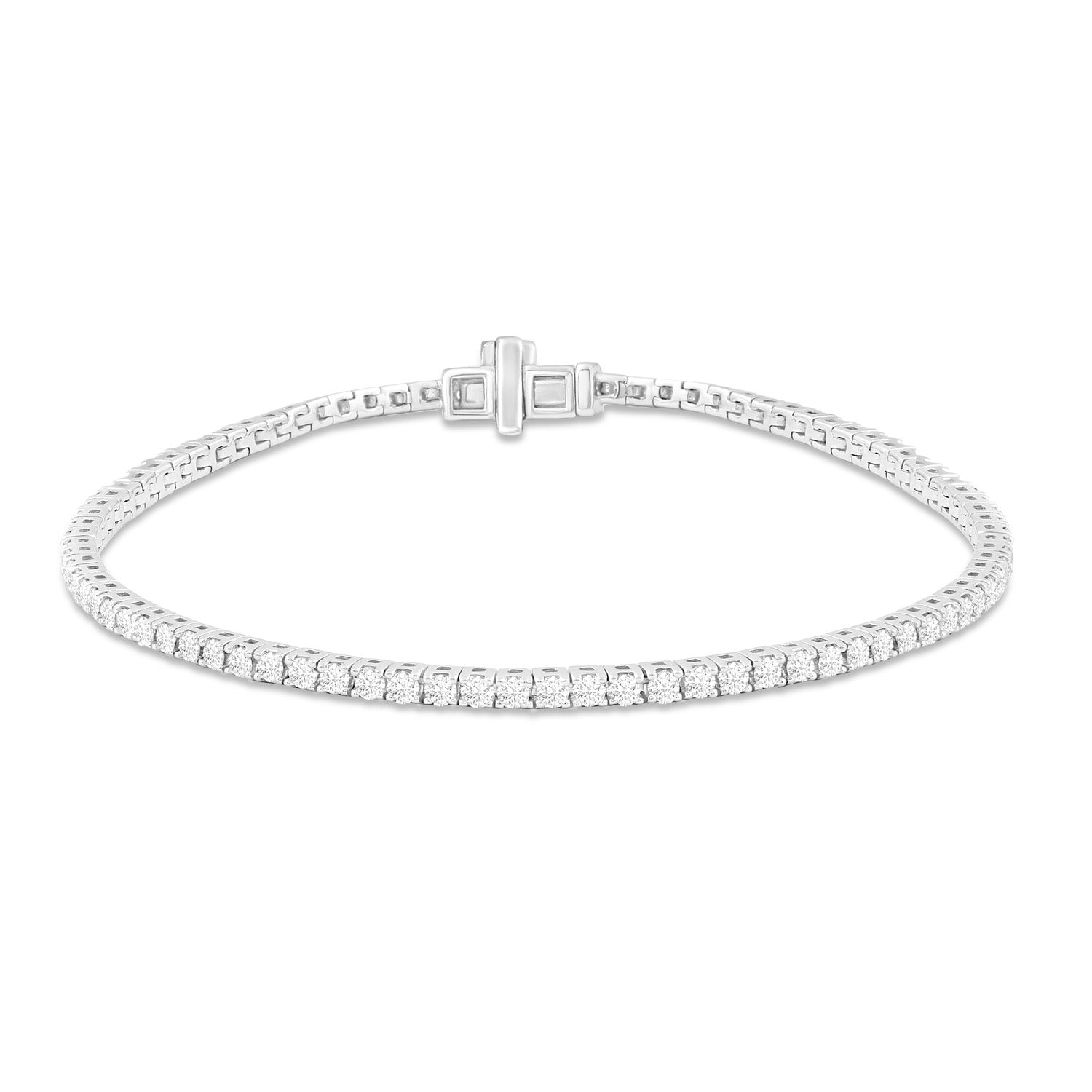 9CT DIAMOND TENNIS BRACELET