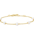 Ania Haie Gold Pearl Station Bracelet
