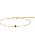 Ania Haie Gold Crimson Solitaire Bracelet