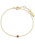 Ania Haie Gold Crimson Solitaire Bracelet