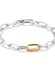 THOMAS SABO Charm bracelet bicolour with Connect link