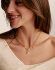 THOMAS SABO Connect Charm necklace paperclip Gold