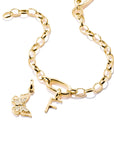 THOMAS SABO Connect Charm letter F Gold