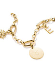 THOMAS SABO Connect Charm large coin Gold