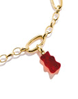 THOMAS SABO Connect Charm Goldbear in red