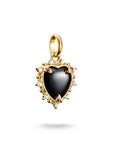 THOMAS SABO Connect Charm black vintage heart Gold