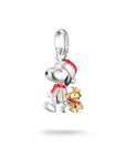 THOMAS SABO Connect Charm Snoopy & Woodstock Christmas PEANUTS
