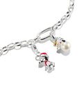 THOMAS SABO Connect Charm Pearl Snoopy & Woodstock PEANUTS