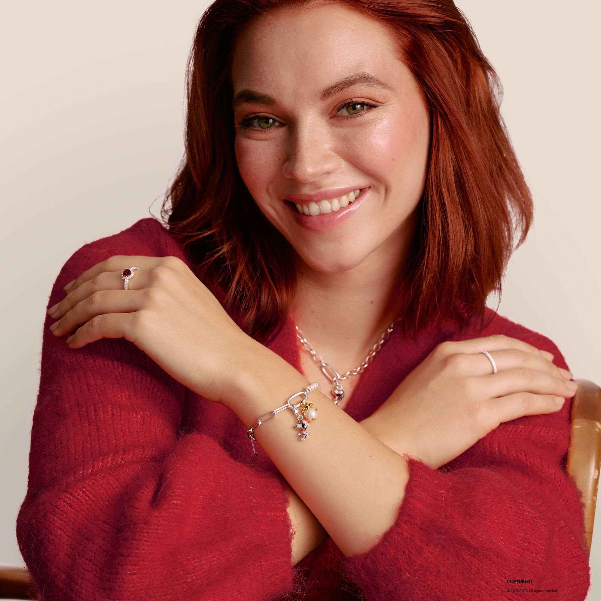 THOMAS SABO Connect Charm Pearl with Bow