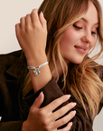 THOMAS SABO Connect Textile Bracelet Turquoise