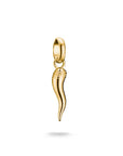 Gold-Plated Cornicello Horn Charm