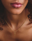 Gold-Plated Cornicello Horn Charm