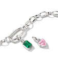 THOMAS SABO Connect Charm Heart Birthstone January