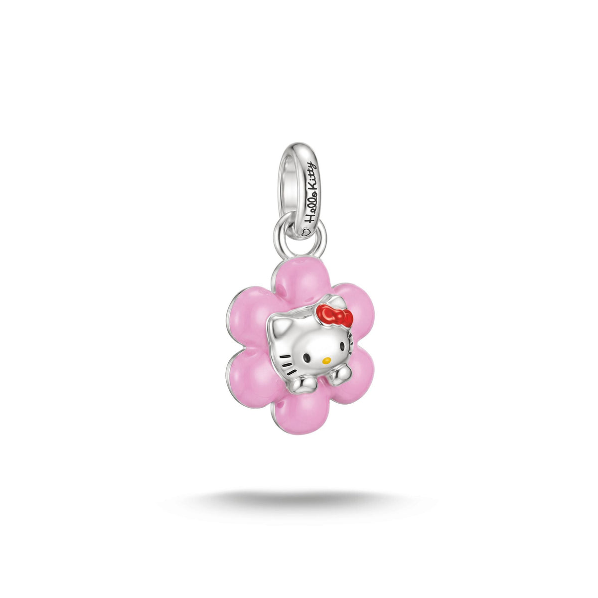 Hello Kitty Charm pink flower