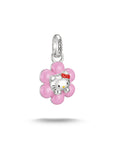 Hello Kitty Charm pink flower