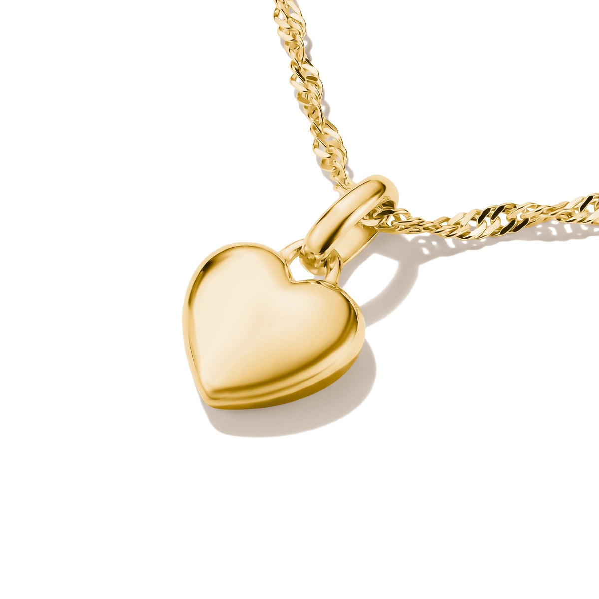 Gold-Plated Heart Charm