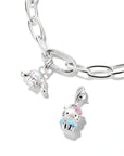 Hello Kitty Cinnamoroll Connect Charm, Silver-Plated