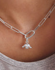 Hello Kitty Cinnamoroll Connect Charm, Silver-Plated