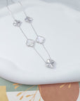 THE MILLI CLOVER NECKLACE - STERLING SILVER