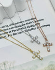 KAILANI CROSS NECKLACE - STERLING SILVER