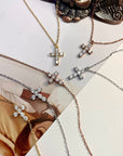 KAILANI CROSS NECKLACE - STERLING SILVER