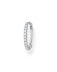 THOMAS SABO Single Hoop Earring White Stones