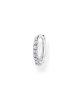 THOMAS SABO Single Hoop Earring White Stones
