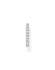 THOMAS SABO Single Hoop Earring White Stones