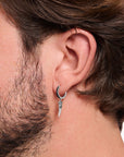 THOMAS SABO Single Hoop Earring with Wolf's Tooth