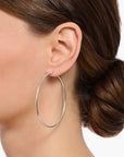 THOMAS SABO Hoop Earrings Large Silver