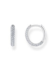 THOMAS SABO Hoop earrings with white zirconia pavÃÂÃÂ©