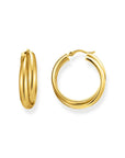 THOMAS SABO Hoop earrings intertwined design gold