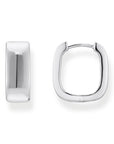 THOMAS SABO Hoop earrings in angular shape Medium