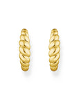 THOMAS SABO Organic shapes twisted hoop earrings