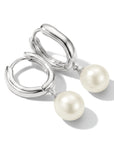 Hoop earrings pearl