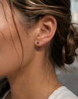 9CT ZELIE EYE STUD EARRINGS