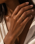 9CT ZARIA EVIL EYE RING