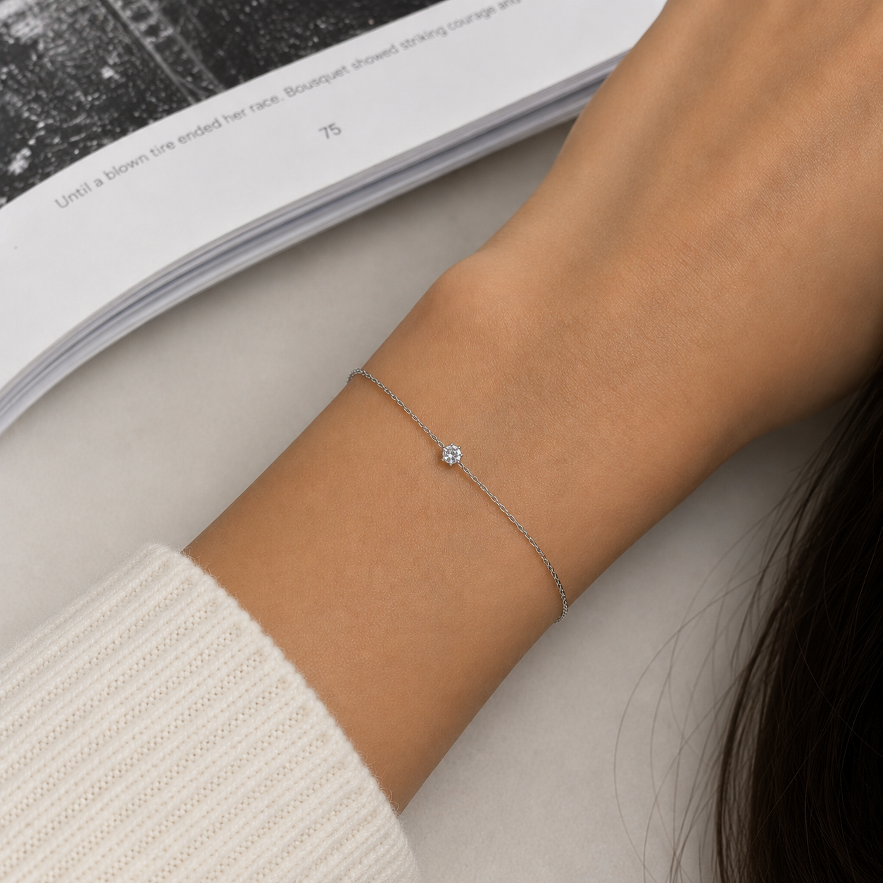 AYLA CZ BRACELET - STERLING SILVER