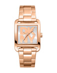 DKNY Iconic - City Maxi Rose Gold Stainless Steel 29x37mm Watch