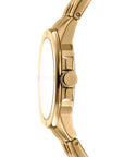 DKNY Logo -Brooklyn Midi Gold Stainless Steel 34mm Watch