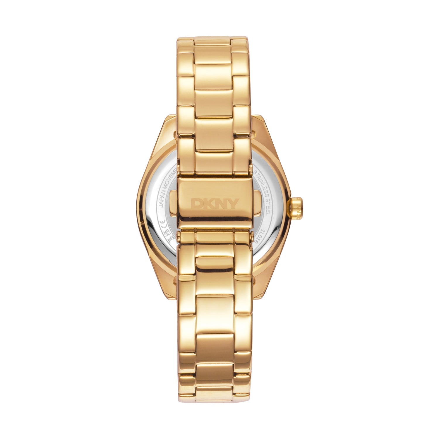 DKNY Logo -Chambers Midi Gold Stainless Steel 34mm Watch