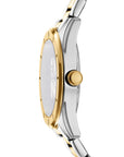 DKNY Logo -Chambers Midi Two-Tone Stainless Steel 34mm Watch